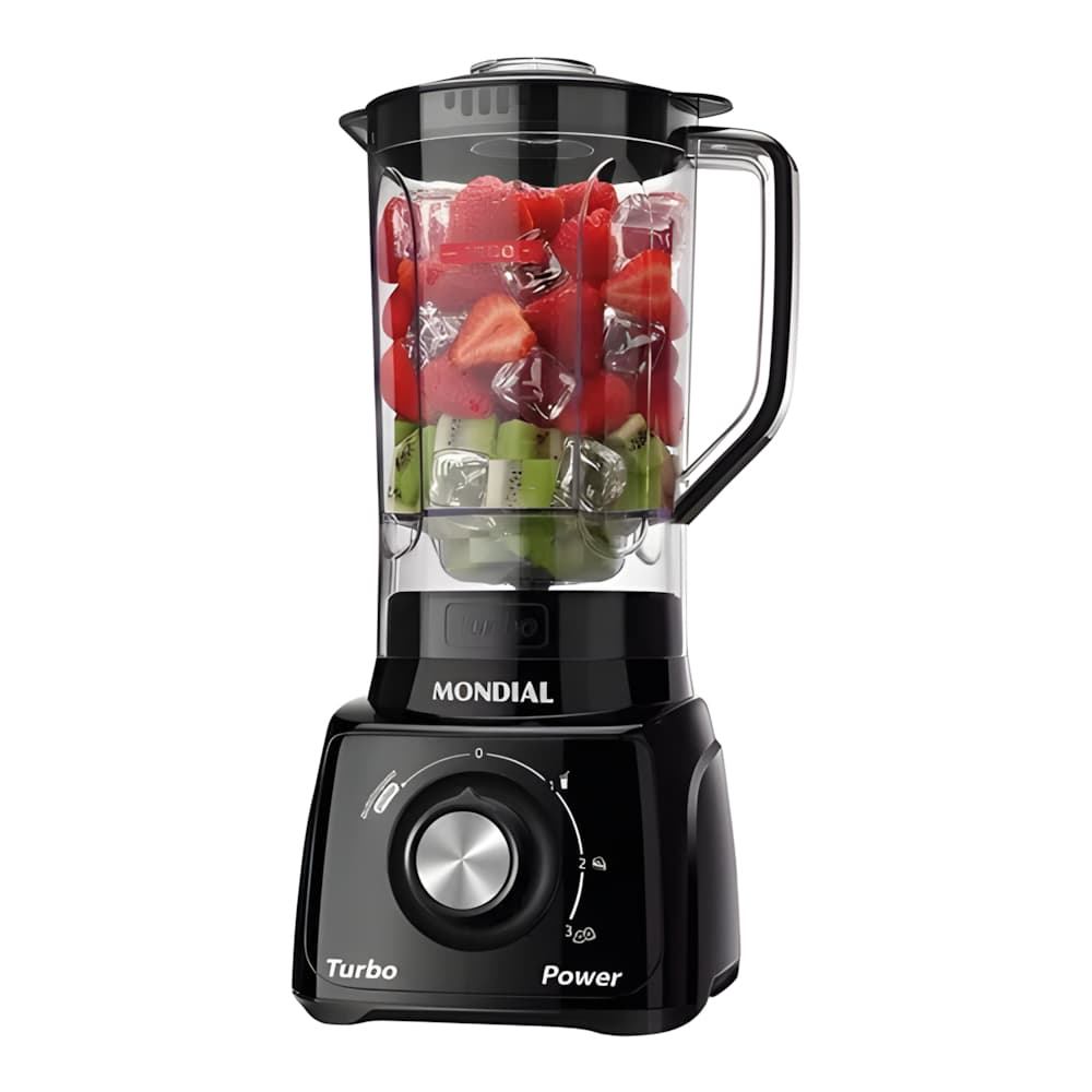 Liquidificador Mondial L-99 Turbo 550W – 3 Velocidades