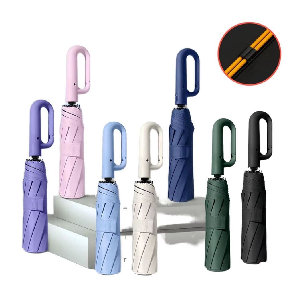 Guarda-Chuva Automático Resistente ao Vento com Proteção UV