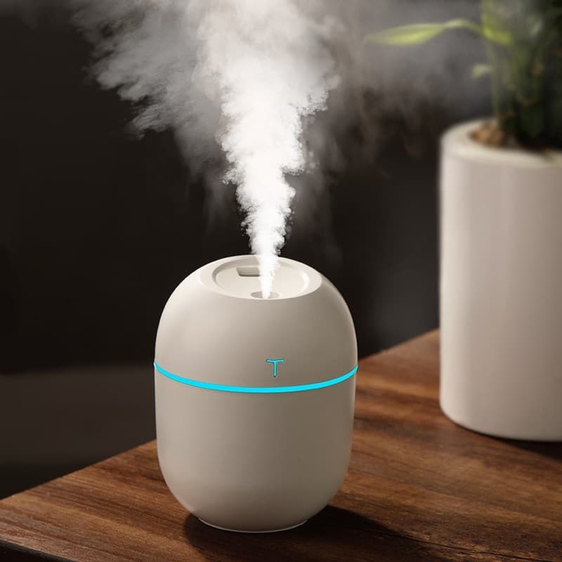 Mini Umidificador e Aromatizador USB com LED
