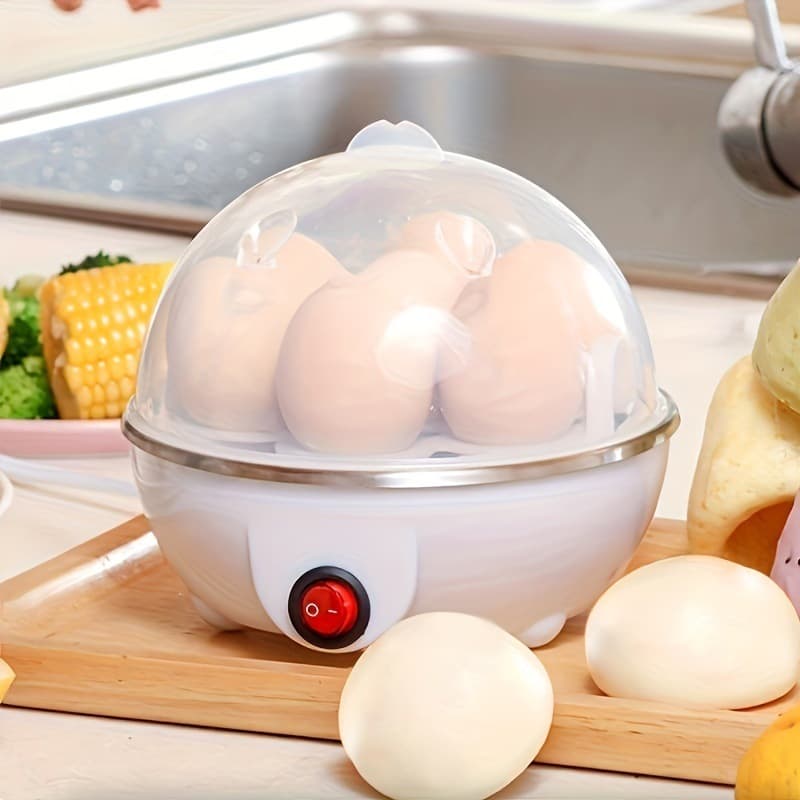Cozedor de Ovos Elétrico a Vapor – Portátil, 110V/220V
