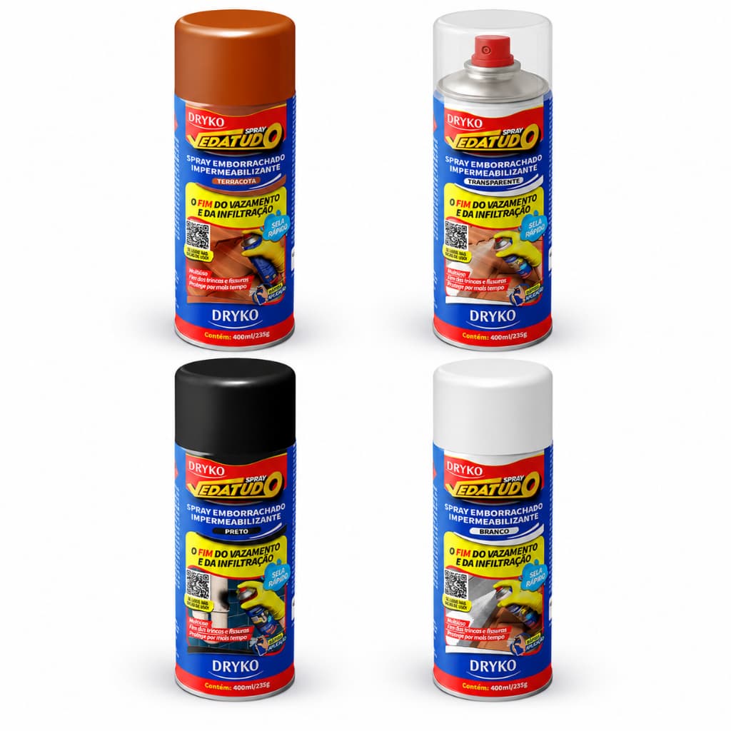 Spray Impermeabilizante Vedatudo Dryko 400ml