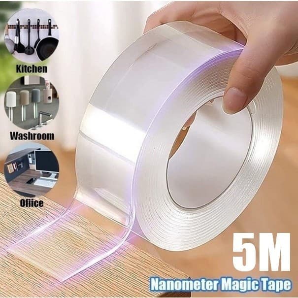 Fita Dupla Face Extra Forte Transparente NanoGel