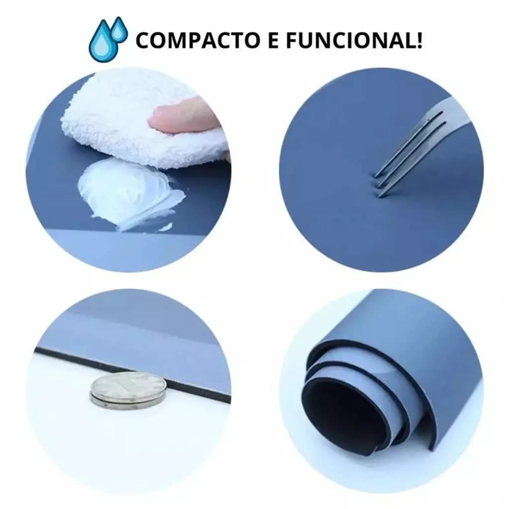 Tapete Banheiro Antiderrapante Absorvente de Secagem Rápida entregar Cor e Estampas sortidos - Imagem 3